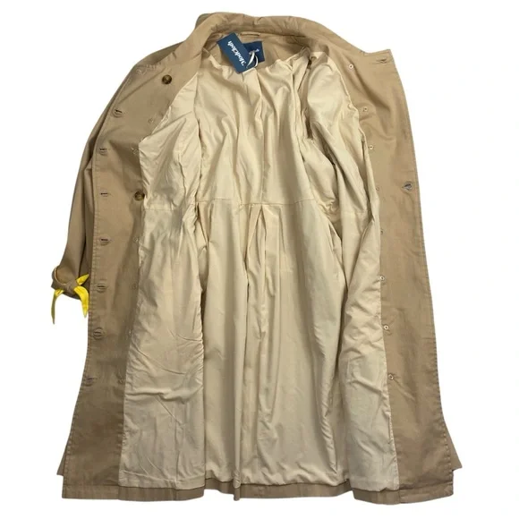 NWT Modcloth Trench Coat Tan 4X Plus Size - Picture 8 of 15